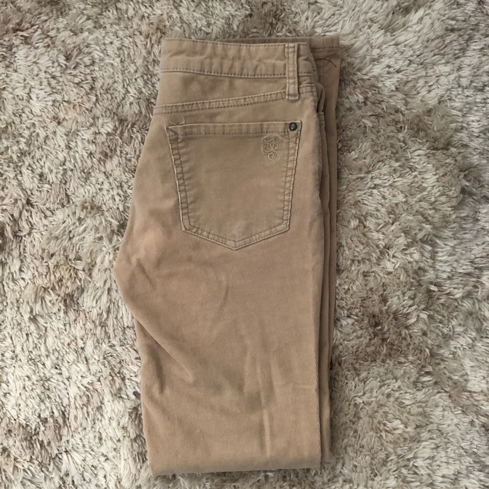 Jessica Simpson Tan Corduroy Skinnies